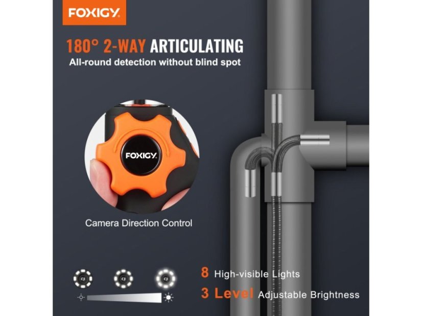 Endoskopická kamera obousměrná 6,4mm objektiv