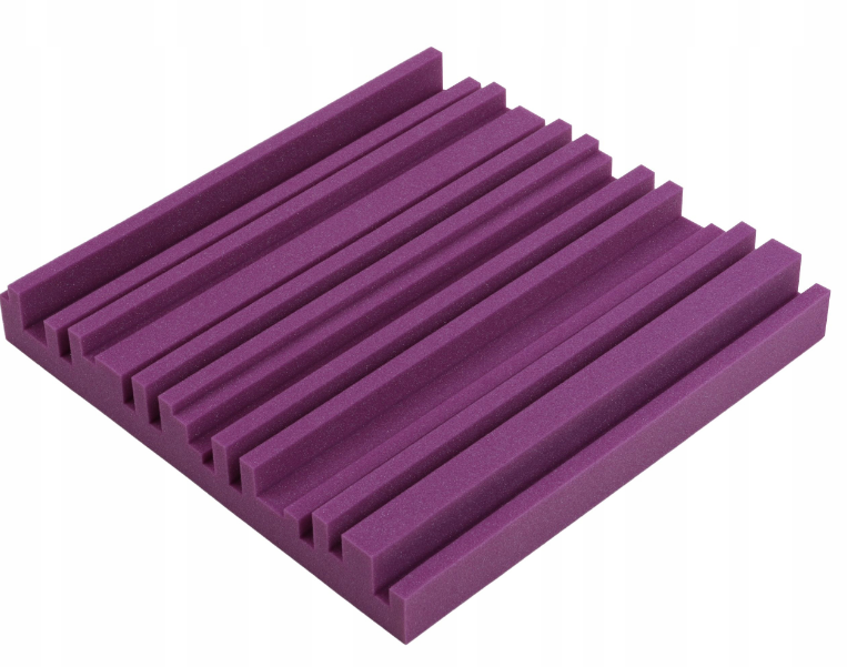 Akustický panel Equalizer 50x50cm, tloušťka 7cm, fialový