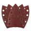 Velcro brusni papir, željezo 102 x 152 mm, P240, 5 kom, s 11 rupa 58T308