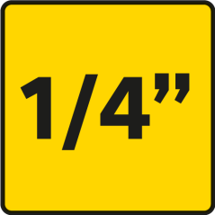 Chei tubulare 1/4", set de 11 38D650