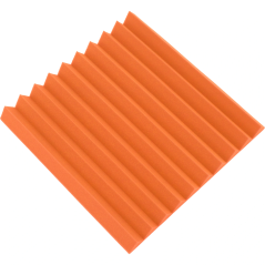 Akustický panel - klín 50x50x5cm oranžový