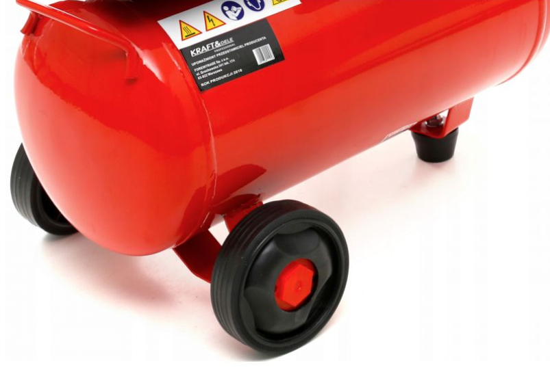 Compresor aer cu ulei 24L, 8 bar, 2.8 kW, 206 l/min, 220V, portabil, pentru atelier și auto – Kraft&Dele KD400