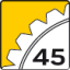 Csillagvilláskulcsok 1/4" készlet 46 db 38D640