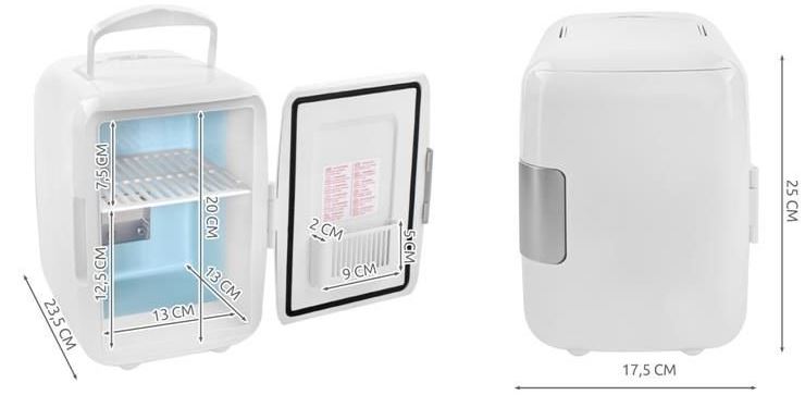 Přenosná chladnička 4L White