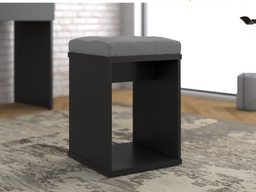 Hocker Modern elegance Black