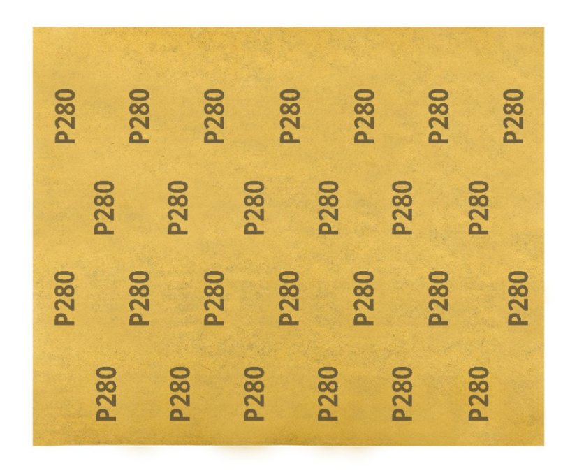 Brusni papir na bazi vode 230 x 280 mm, P280 58T218