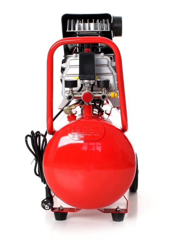 Olajos légkompresszor 50 l, 8 bar, 2,8 kW, 206 l/perc, 230 V, hordozható, műhely/autóipar számára, Kraft&Dele KD401