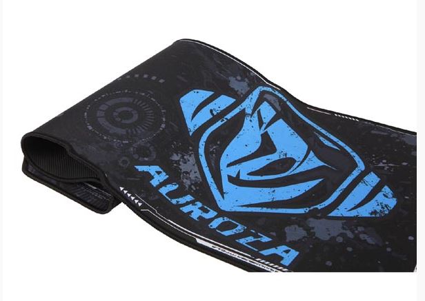 Mouse pad, Auroza XL, 80x30cm, negru-albastru