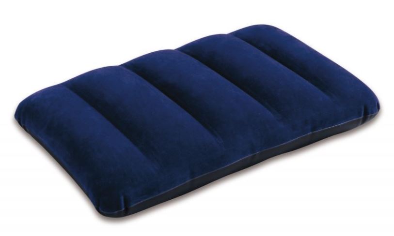 Aufblasbares Kopfkissen 28x43x9cm Blau