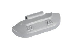 Cutie contragreutăți ZN pentru jante de tablă cu strat de protecție 20g 100buc