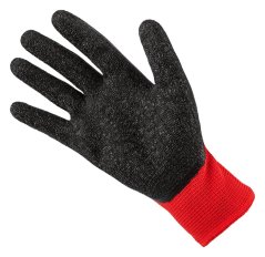 Munkakesztyű, poliészter, latex bevonattal (krincle),3121X, 7-es méret 97-645-7