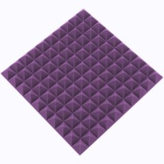 Akustična plošča - piramida 50x50x5cm vijolična