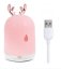 Aroma diffúzor LED USB 200ml Deer White