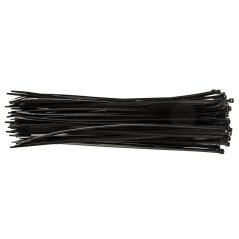 Spannbänder 4,8 x 370 mm, schwarz 75 Stück 44E982