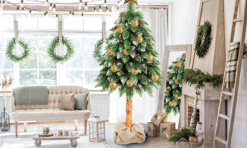 Vianočný stromček na pníku: Tento štýl si vás získa