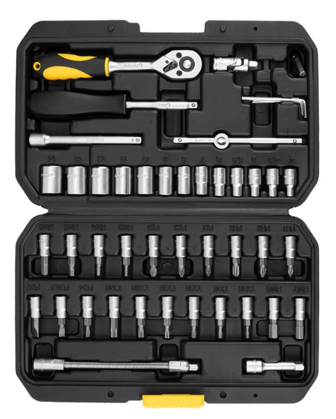 Csillagvilláskulcsok 1/4" készlet 46 db 38D640