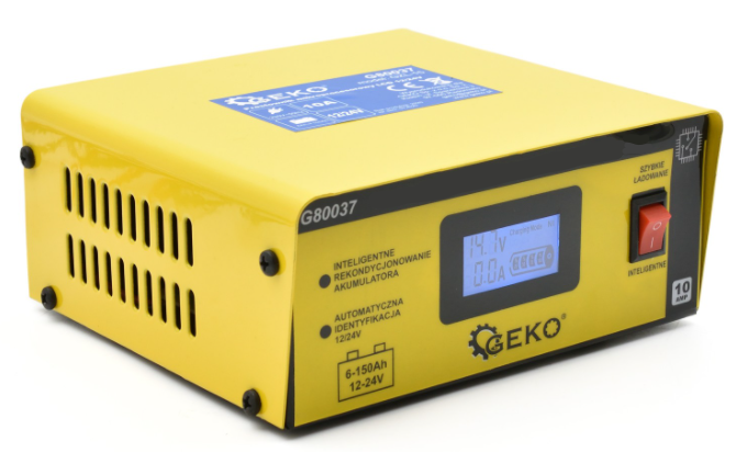 Akkumulátor töltő - mikroprocesszoros LCD 12/24V G80037