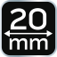 Sekáč 20 mm, CRV, 2-složková rukojeť 37-920