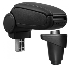 Cotieră Fiat 500 L, negru, piele ecologică