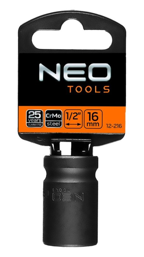 Schlagschraubereinsatz 1/2", 16 x 38 mm, Cr-Mo 12-216