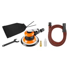 Pnevmatski ekscentrični brusilnik 150 mm, odsesavanje prahu 14-013