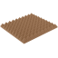 Akustikplatte - Pyramide 50x50x5cm braun