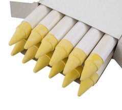 Cretă galbenă pentru anvelope 12pcs