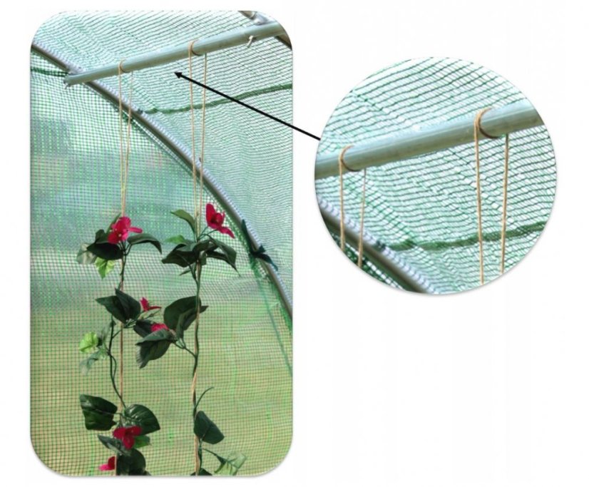 Garten Foliengewächshaus 3x10m mit UV-Filter