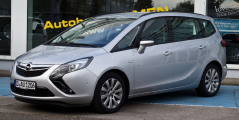 Lakťová opierka Opel ZAFIRA C TOURER - Armster 2, šedá, eko-koža