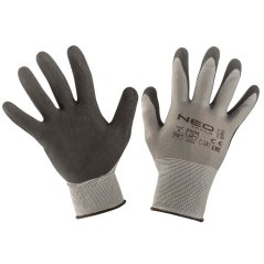 Arbeitshandschuhe, Polyester mit Latexbeschichtung (Schaum), 3141X, Größe 10, Hauptmaterial: Nylon, Ausführung: Schaumlatex 97-617-10