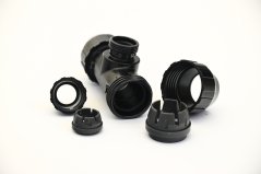 T-Stück ALU mit Reduzierung 50 mm/25 mm 9PPSTR5025