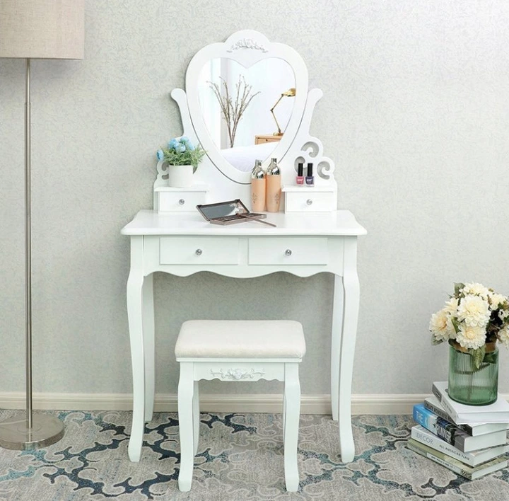 Fésülködő asztal Princess WHITE