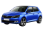 Cotieră Škoda FABIA 3 (SK260), husă textilă, neagră