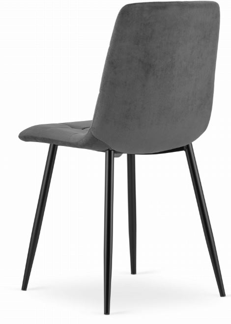 Essensstuhl samten Dark Grey Luxury