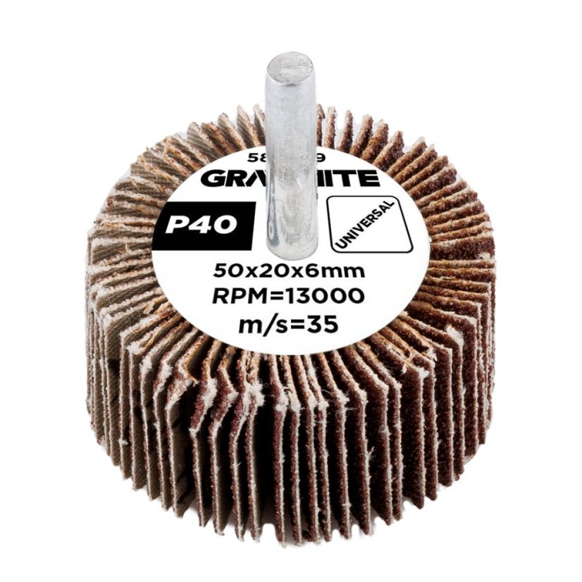 Preklopni disk 50 x 20 x 6 mm, P40 58T399