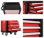 Profesionálny dielenský vozík/ skrinka s náradím 196ks - 6 šuflíkov Red/Black
