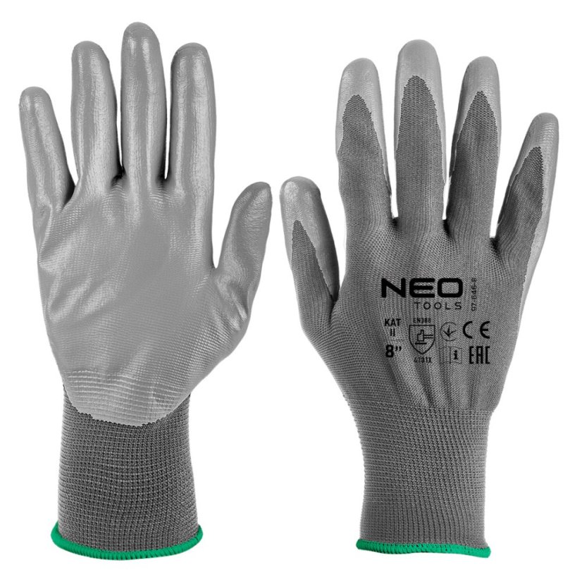 Arbeitshandschuhe, Polyester mit PU-Beschichtung, 4131X, Größe 8 97-646-8
