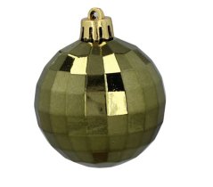 Božićne kuglice 35 komada maslinaste