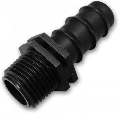 Conector furtun pentru irigare 3/4" filet exterior / 20mm