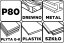 Mreža za mljevenje bijela 115 x 280 mm, P80 58T141