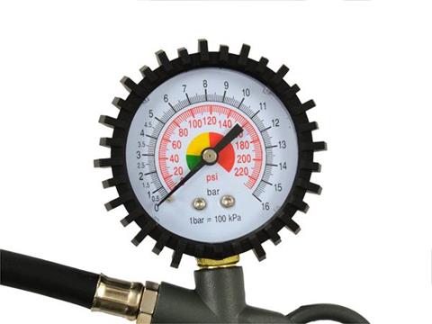 Pistole na huštění pneumatik s manometrem G01101