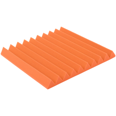 Akustična plošča - klin 50x50x5cm oranžen