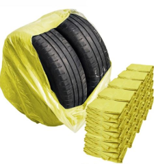 Чанти за гуми 100x100cm 35 um 20pcs yellow