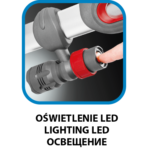 Gipszcsiszoló 710W, 215 mm, kerek és háromszögletű láb, fáklya 59G264