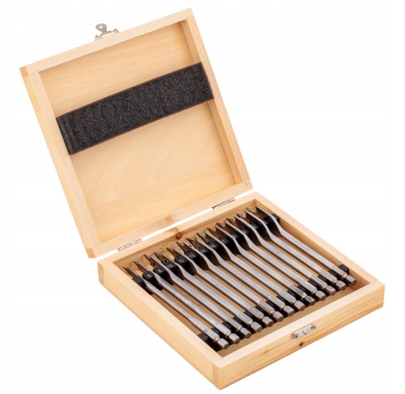 Holzbohrerset flach 13 Stk. 6-25mm