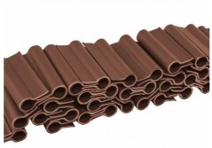 Щипки за монтаж на засенчващи мрежи 4,75 см, brown, 40 бр.