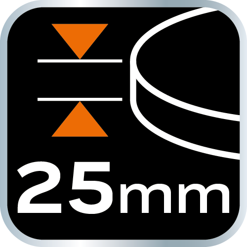 Csiszolókorong 150 x 150 mm x 25 mm, kemény szivacs 08-980