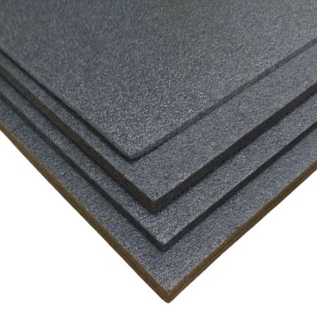 Habszivacs tábla PE foam 35kg/m3 50x30x4cm fekete