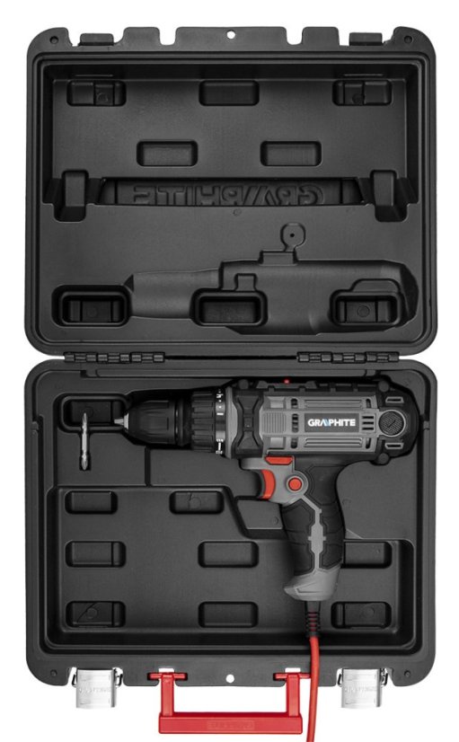 Mașină de găurit/înșurubat 300 W, mandrină detașabilă 10 mm, 58G793