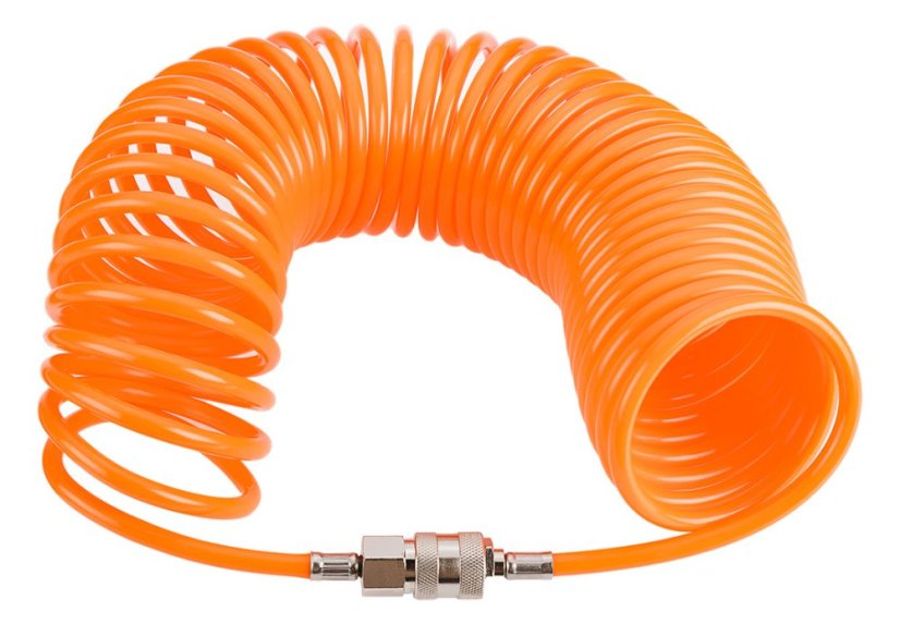 Furtun de presiune spiralat 5 x 8 mm, 15 m, PE 14-806-1